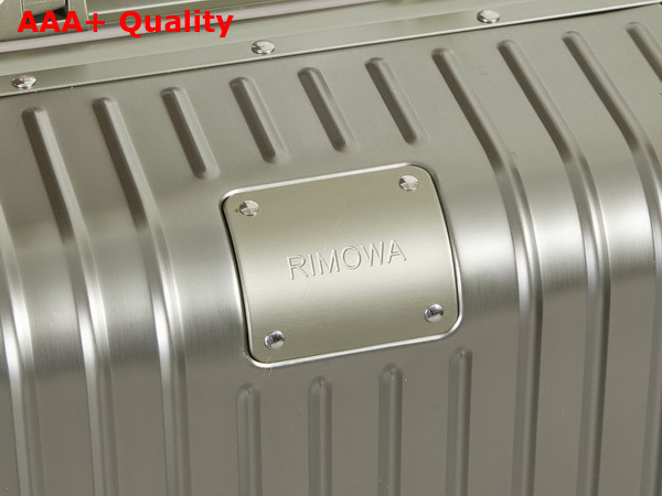 Rimowa Original Trunk Plus in Titanium Aluminium Replica