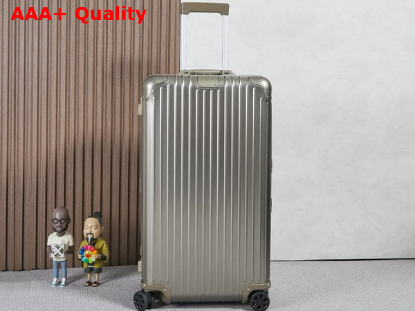 Rimowa Original Trunk Plus in Titanium Aluminium Replica