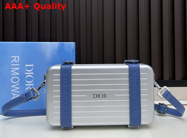 Rimowa Personal Aluminium Cross Body Bag in Blue Replica