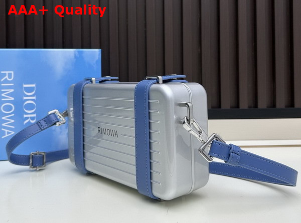 Rimowa Personal Aluminium Cross Body Bag in Blue Replica