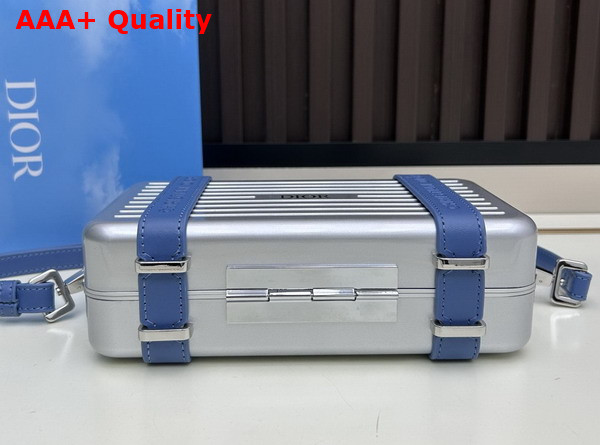 Rimowa Personal Aluminium Cross Body Bag in Blue Replica