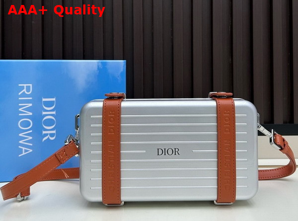 Rimowa Personal Aluminium Cross Body Bag in Silver Replica