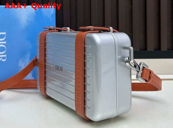 Rimowa Personal Aluminium Cross Body Bag in Silver Replica