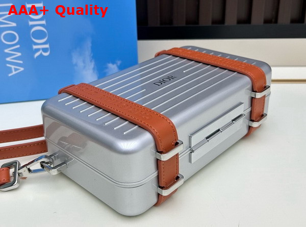 Rimowa Personal Aluminium Cross Body Bag in Silver Replica