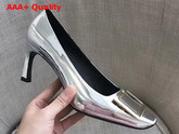Roger Vivier Belle Vivier Trompette Pumps in Mirrored Leather Replica