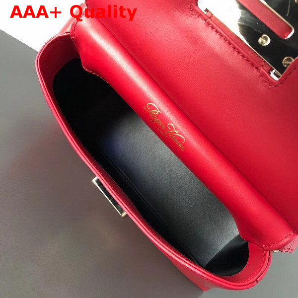 Roger Vivier Viv Cabas Mini in Red Leather Replica