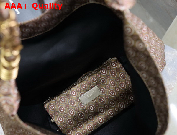 Saint Laurent Amalia in Jacquard Ocre Multicolor Replica