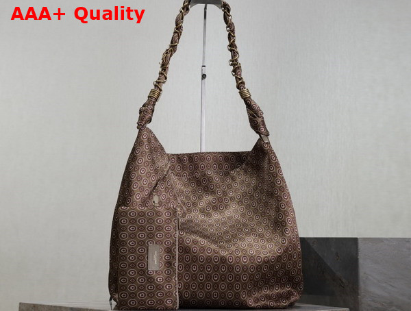 Saint Laurent Amalia in Jacquard Ocre Multicolor Replica