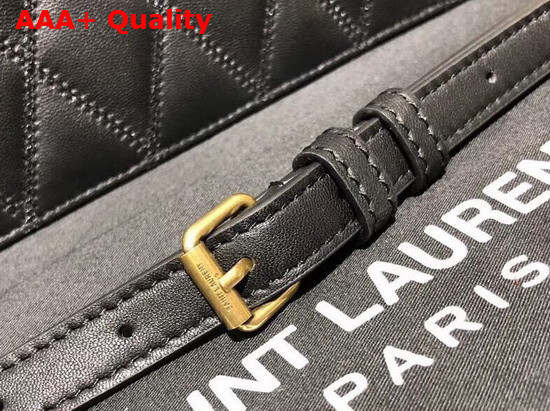 Saint Laurent Angie Chain Bag in Black Diamond Quilted Lambskin Replica