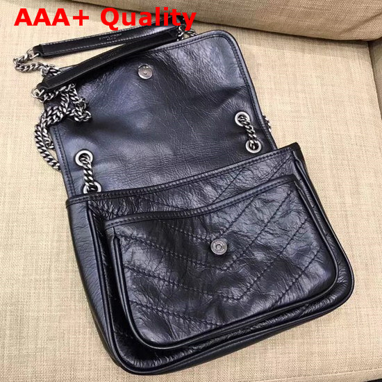 Saint Laurent Baby Niki Chain Bag in Black Replica