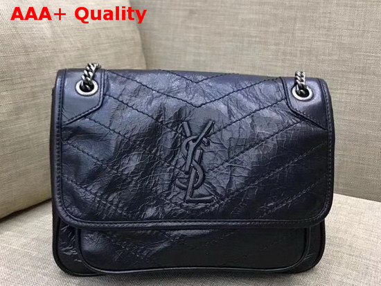 Saint Laurent Baby Niki Chain Bag in Black Replica