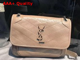 Saint Laurent Baby Niki Chain Bag in Light Taupe Replica