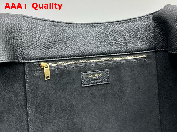 Saint Laurent Bea Hobo in Black Grained Leather Replica