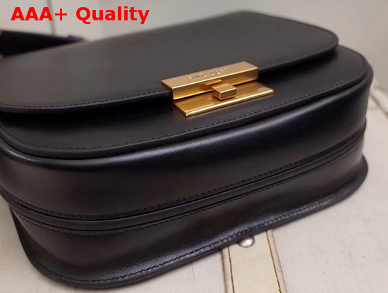 Saint Laurent Betty Satchel in Smooth Leather Black Replica