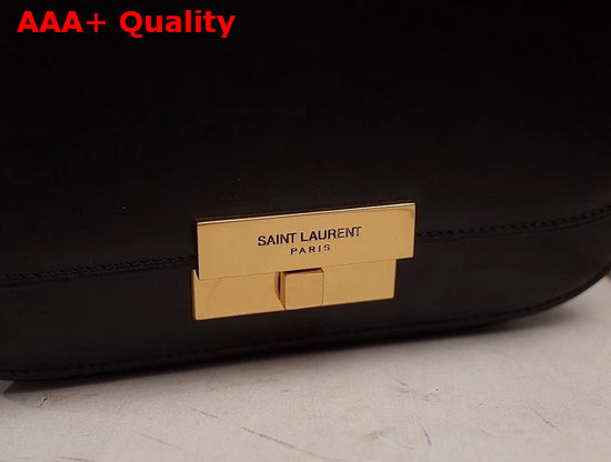 Saint Laurent Betty Satchel in Smooth Leather Black Replica