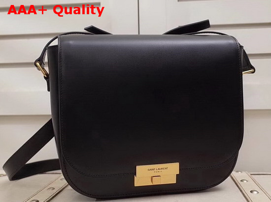 Saint Laurent Betty Satchel in Smooth Leather Black Replica