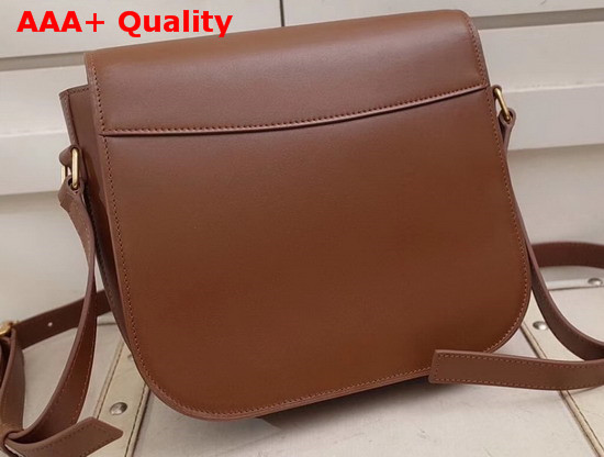 Saint Laurent Betty Satchel in Smooth Leather Deep Moka Replica