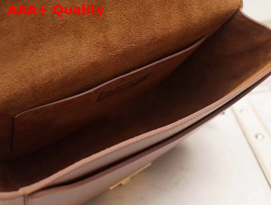 Saint Laurent Betty Satchel in Smooth Leather Deep Moka Replica