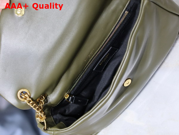 Saint Laurent Calypso Small in Plunged Lambskin Light Musk Replica