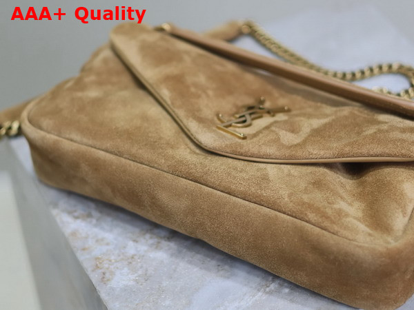 Saint Laurent Calypso Small in Suede Dry Grain Replica