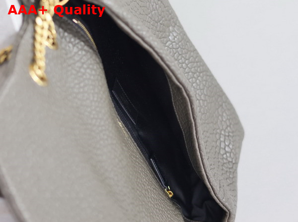 Saint Laurent Calypso XXL in Grained Lambskin Light Musk Replica