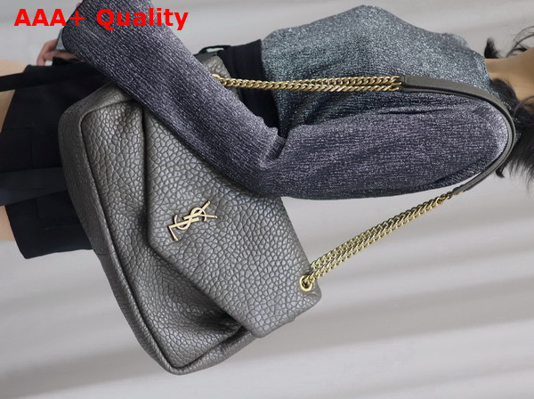 Saint Laurent Calypso XXL in Grained Lambskin Light Musk Replica