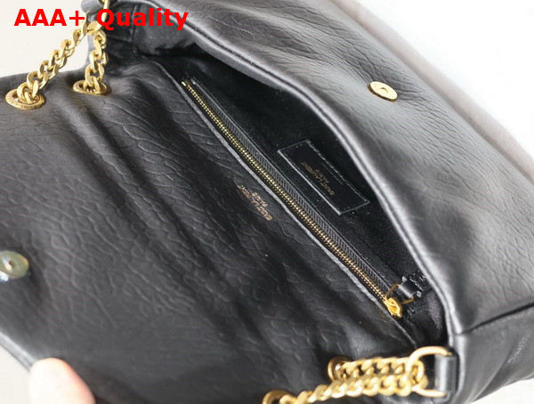 Saint Laurent Calypso in Grained Lambskin Black Replica