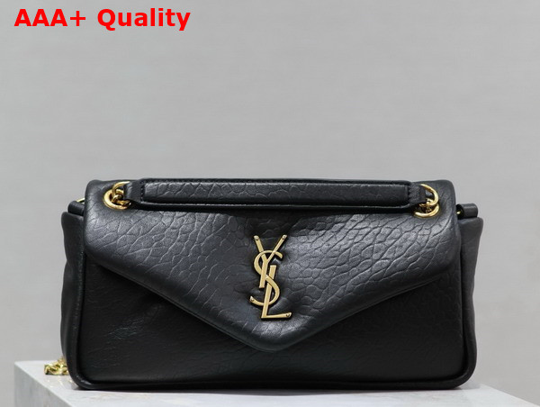 Saint Laurent Calypso in Grained Lambskin Black Replica