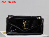 Saint Laurent Calypso in Patent Leather Black Replica