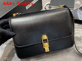 Saint Laurent Carre Satchel in Black Smooth Leather Replica