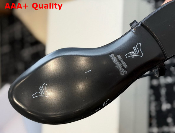 Saint Laurent Cassandra Sandals in Smooth Leather Black 841570 Replica