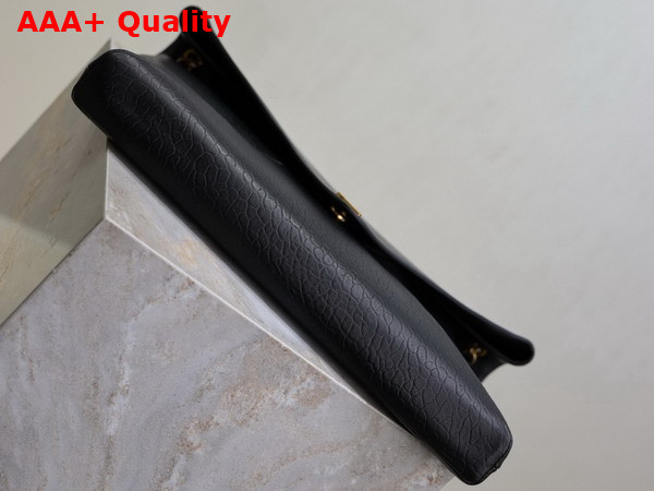 Saint Laurent Cassandre XXL Envelope Pouch On Chain in Lambskin Black Replica