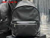 Saint Laurent City Backpack in Black Leather Replica