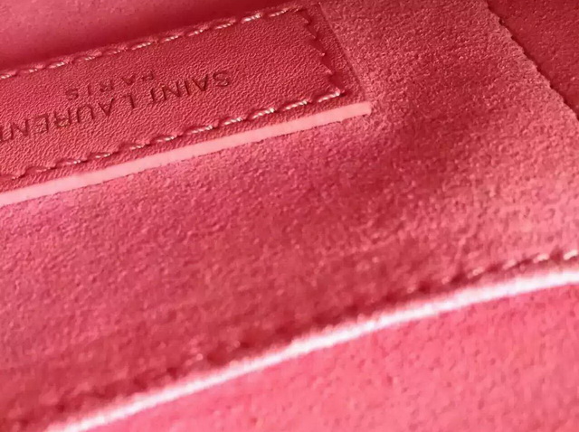 Saint Laurent Classic Nano Sac De Jour Bag in Lipstick Pink Leather for Sale