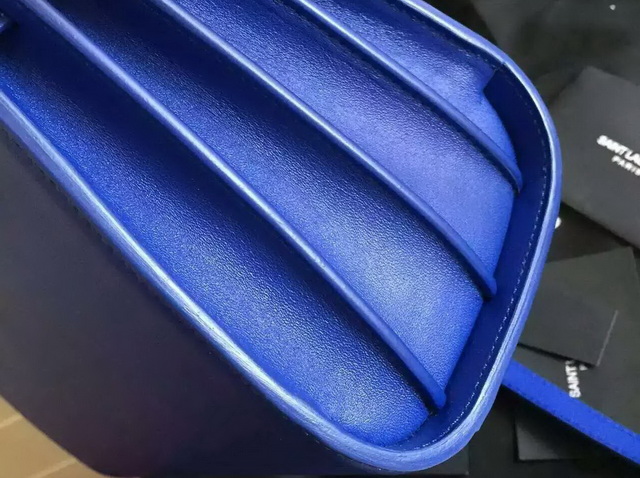 Saint Laurent Classic Nano Sac De Jour Bag in Royal Blue Leather for Sale