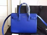 Saint Laurent Classic Nano Sac De Jour Bag in Royal Blue Leather for Sale