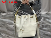 Saint Laurent Emmanuelle Small Bucket Bag in Quilted Lambskin Antique Vintage Replica