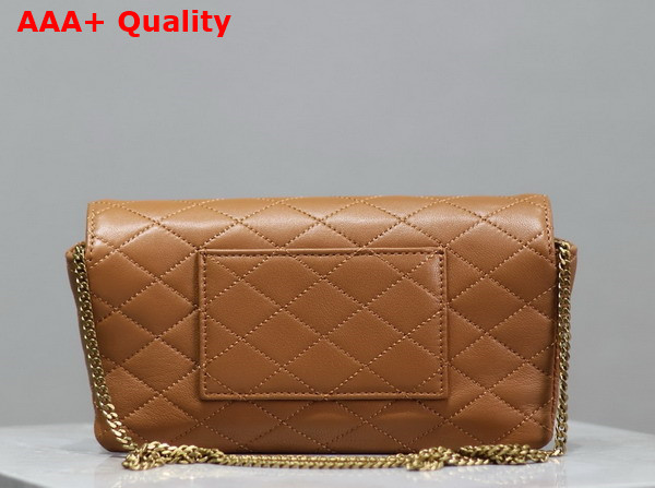 Saint Laurent Gaby Phone Case in Brick Lambskin Replica