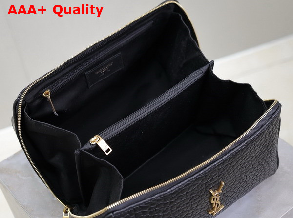 Saint Laurent Gaby Vanity Case in Black Lambskin Replica