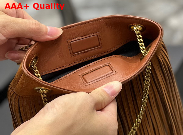 Saint Laurent Grace Small Chain Bag in Brick Suede Replica