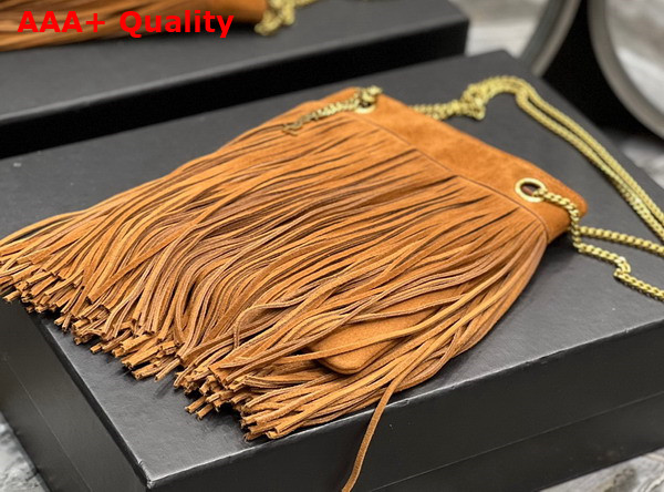 Saint Laurent Grace Small Chain Bag in Brick Suede Replica