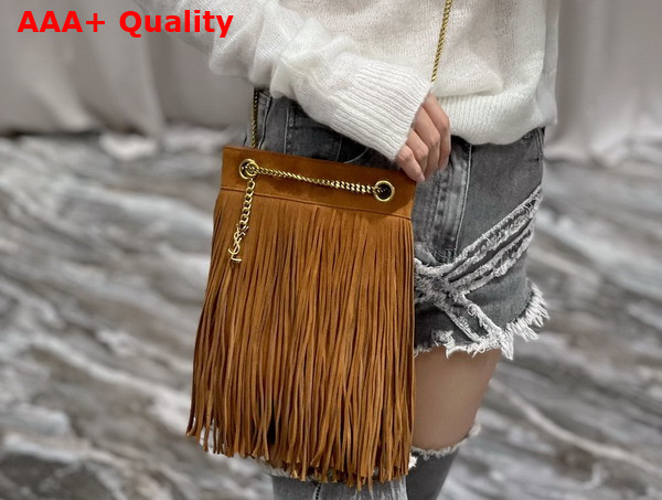 Saint Laurent Grace Small Chain Bag in Brick Suede Replica