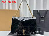 Saint Laurent Jamie 43 in Black Patent Leather Replica
