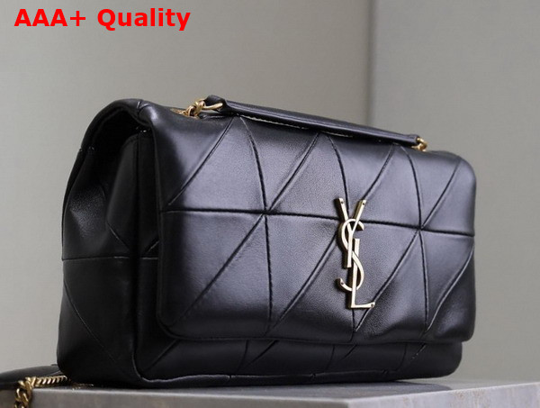 Saint Laurent Jamie Medium Chain Bag in Black Lambskin Replica