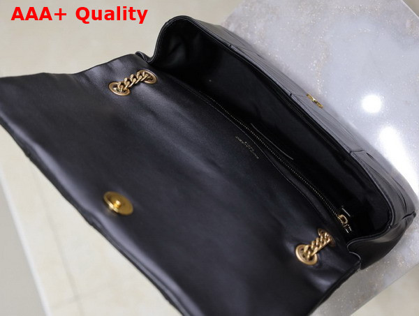 Saint Laurent Jamie Medium Chain Bag in Black Lambskin Replica