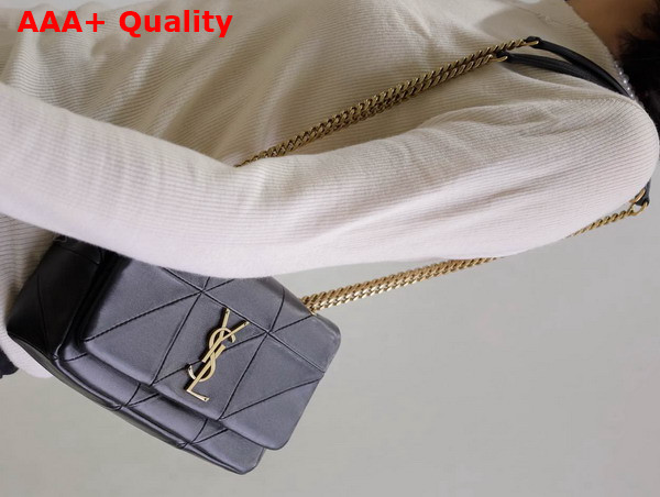 Saint Laurent Jamie Mini Chain Bag in Black Lambskin Replica