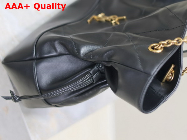 Saint Laurent Jamie Shopping Bag in Black Lambskin Replica