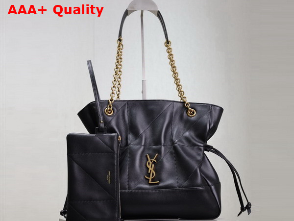 Saint Laurent Jamie Shopping Small in Lambskin Black Replica