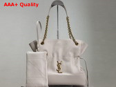 Saint Laurent Jamie Shopping Small in Lambskin Blanc Vintage Replica