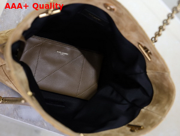 Saint Laurent Jamie Shopping Small in Suede Golden Leaf Replica